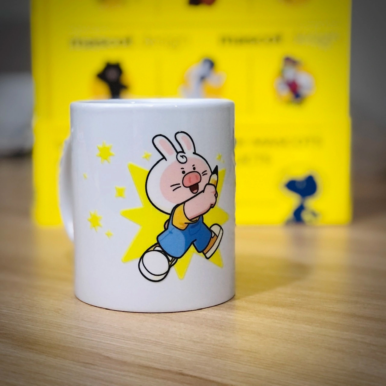 mug cup of Chonkaverse character design - quality control on merchandising service