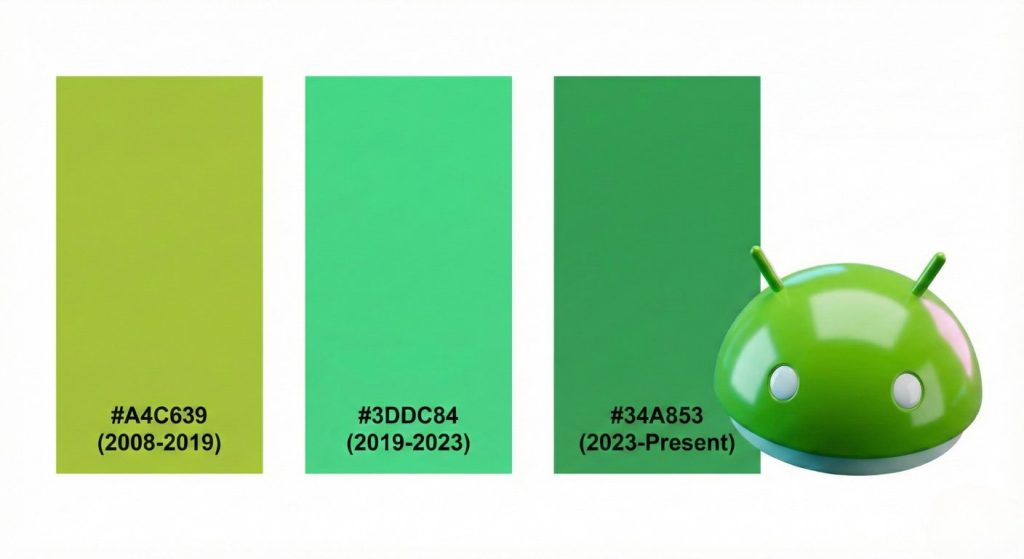 Bộ mã màu của linh vật The Bot