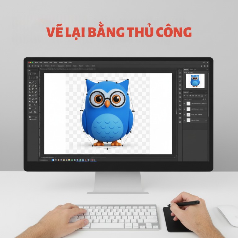 Chuyển đổi vector bằng vẽ thủ công