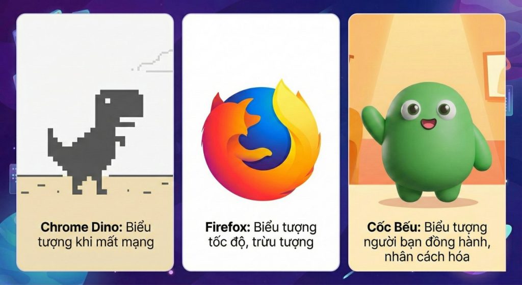 Cốc Bếu với các mascot thương hiệu khác