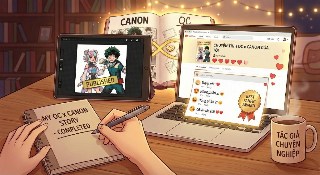 Động lực khiến cộng đồng OC lớn mạnh