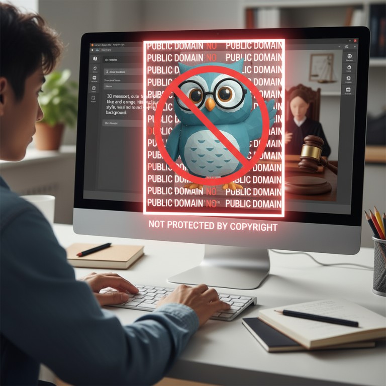 Mascot được thiết kế bằng AI không được cấp bản quyền