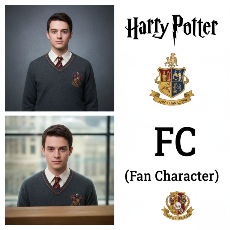 Nhân vật hư cấu không trong nguyên tác là Fandom OC