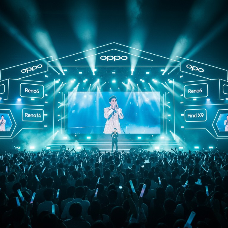 OPPO sử dụng nghệ sĩ thay vì mascot tạI Việt Nam