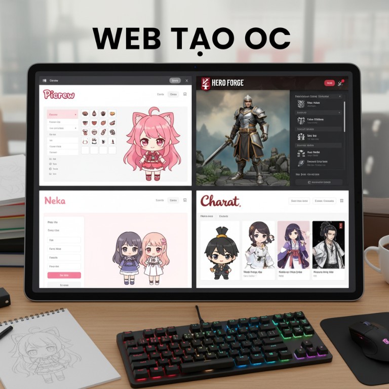 Web tạo Original Character