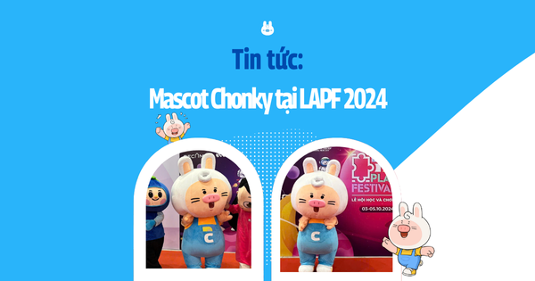 Trang bìa tin tức Mascot Chonky của Chonkaverse tại LAPF 2024