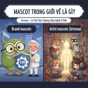 Mascot trong giới vẽ là gì
